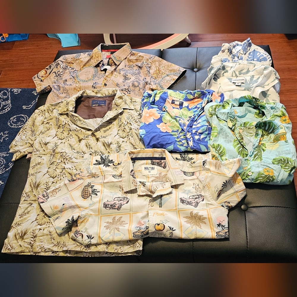 Huge lot bundle boys large 10 12 dress shirts euc